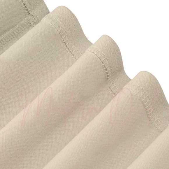 Classy Pin up Style Ivory Patchwork A-Line Dress - Picture 8 of 10